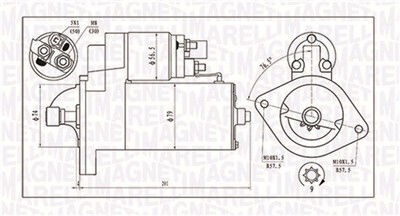 MAGNETI MARELLI 063721135010 Číslo výrobce: MQS1135. EAN: 8001063817293.