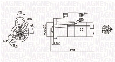 MAGNETI MARELLI 063721221010 Číslo výrobce: MQS1221. EAN: 8001063872049.