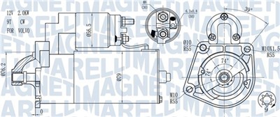 MAGNETI MARELLI 063721271010 Číslo výrobce: MQS1271. EAN: 8050947002560.