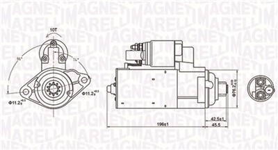 MAGNETI MARELLI 063721286010 Číslo výrobce: MQS1286. EAN: 8001063926209.