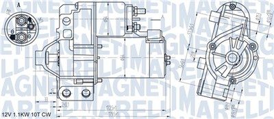 MAGNETI MARELLI 063721290010 Číslo výrobce: MQS1290. EAN: 8050947054859.