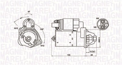 MAGNETI MARELLI 063721394010 Číslo výrobce: MQS1394. EAN: 8001063932811.