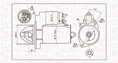 MAGNETI MARELLI 063721410010 Číslo výrobce: MQS1410. EAN: 8001063652139.