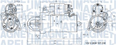 MAGNETI MARELLI 063721411010 Číslo výrobce: MQS1411. EAN: 8050947028072.