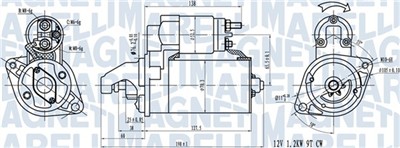 MAGNETI MARELLI 063721413010 Číslo výrobce: MQS1413. EAN: 8050947027594.