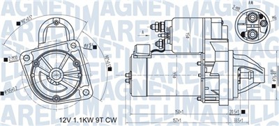 MAGNETI MARELLI 063721419810 Číslo výrobce: MQS14198. EAN: 8050947027617.