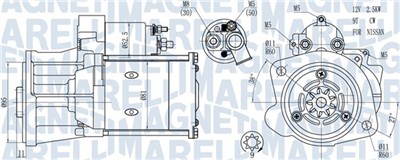 MAGNETI MARELLI 063721491010 Číslo výrobce: MQS1491. EAN: 8050947084245.