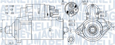 MAGNETI MARELLI 063721512010 Číslo výrobce: MQS1512. EAN: 8050947027174.