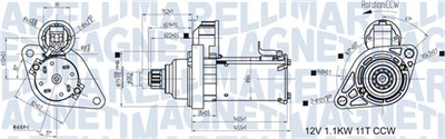 MAGNETI MARELLI 063721533010 Číslo výrobce: MQS1533. EAN: 8050947002379.