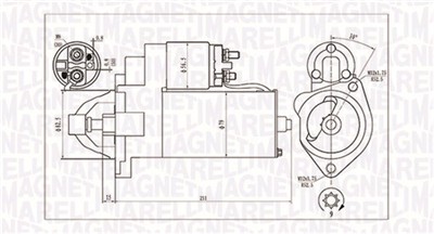 MAGNETI MARELLI 063720624010 Číslo výrobce: MQS624. EAN: 8001063745008.