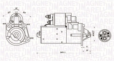 MAGNETI MARELLI 063720680010 Číslo výrobce: MQS680. EAN: 8001063782515.