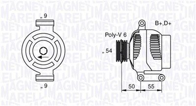MAGNETI MARELLI 063358061010 Číslo výrobce: MAN1097. EAN: 8001063188935.