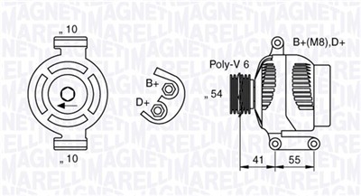 MAGNETI MARELLI 063377028010 Číslo výrobce: MAN7028. EAN: 8001063583402.