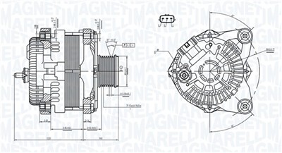 MAGNETI MARELLI 063732182010 Číslo výrobce: MQA2182. EAN: 8050947032871.