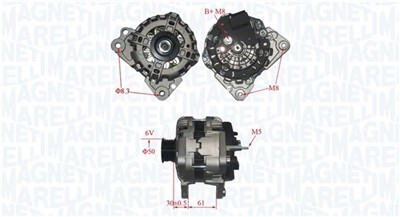 MAGNETI MARELLI 063735695010 Číslo výrobce: MQA5695. EAN: 8050947062366.