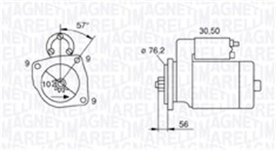 MAGNETI MARELLI 063720801010 Číslo výrobce: MQS801. EAN: 8001063784977.