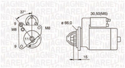 MAGNETI MARELLI 063721260010 Číslo výrobce: MQS1260. EAN: 8001063872575.
