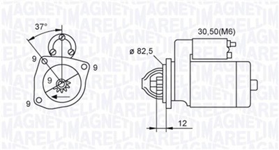 MAGNETI MARELLI 063721264010 Číslo výrobce: MQS1264. EAN: 8001063933320.