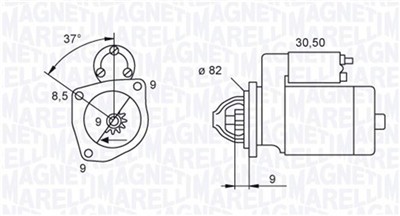 MAGNETI MARELLI 063721045010 Číslo výrobce: MQS1045. EAN: 8001063955506.