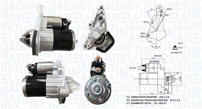 MAGNETI MARELLI 063723537010 Číslo výrobce: MQS3537.
