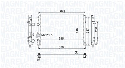 MAGNETI MARELLI 350213159100 Číslo výrobce: BM1591. EAN: 8001063796789.