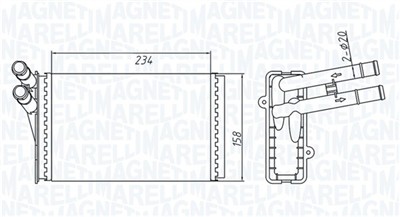 MAGNETI MARELLI 350218409000 Číslo výrobce: BR409. EAN: 8050947023855.