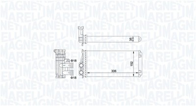 MAGNETI MARELLI 350218435000 Číslo výrobce: BR435. EAN: 8050947052749.