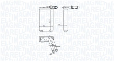 MAGNETI MARELLI 350218445000 Číslo výrobce: BR445. EAN: 8050947052916.