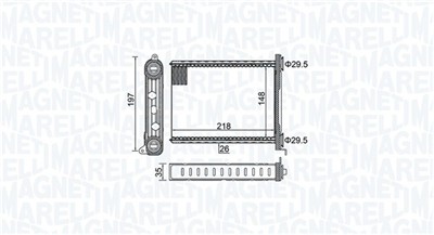 MAGNETI MARELLI 350218464000 Číslo výrobce: BR464. EAN: 8050947052541.