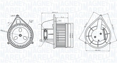 MAGNETI MARELLI 069412206010 Číslo výrobce: MTE206AX. EAN: 8050947052510.