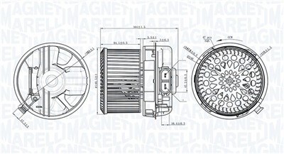 MAGNETI MARELLI 069412272010 Číslo výrobce: MTE272AX. EAN: 8050947022155.