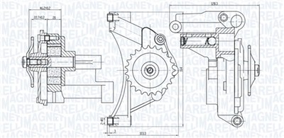 MAGNETI MARELLI 351516000014 Číslo výrobce: OP0014. EAN: 8050947213713.