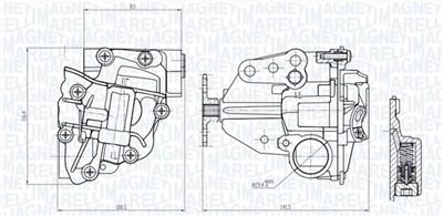 MAGNETI MARELLI 351516000019 Číslo výrobce: OP0019. EAN: 8050947158922.