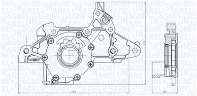MAGNETI MARELLI 351516000103 Číslo výrobce: OP0103. EAN: 8050947120981.
