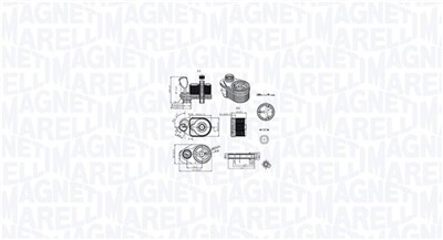 MAGNETI MARELLI 350300001100 Číslo výrobce: RO0011. EAN: 8050947111798.