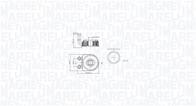 MAGNETI MARELLI 350300002500 Číslo výrobce: RO0025. EAN: 8050947162615.