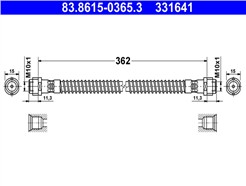 ATE 83.8615-0365.3
