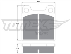 TOMEX Brakes TX 10-19