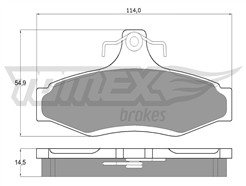 TOMEX Brakes TX 10-81