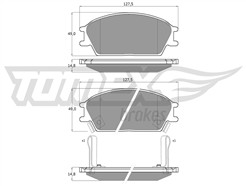 TOMEX Brakes TX 11-05