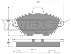 TOMEX Brakes TX 13-35