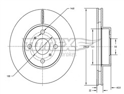 TOMEX Brakes TX 71-32