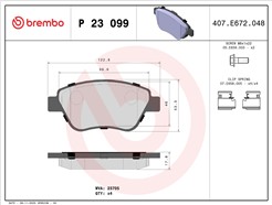BREMBO P 23 099