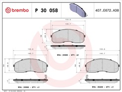 BREMBO P 30 058