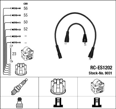 NGK 9031 Číslo výrobce: RC-ES1202. EAN: 87295090312.