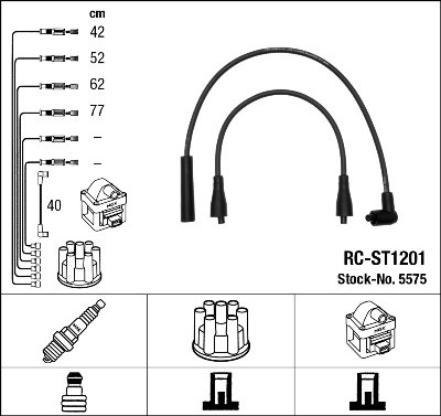 NGK 5575 Číslo výrobce: RC-ST1201. EAN: 87295055755.