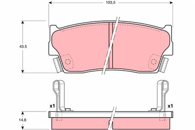 TRW GDB3183 Číslo výrobce: 21500. EAN: 3322937239290.