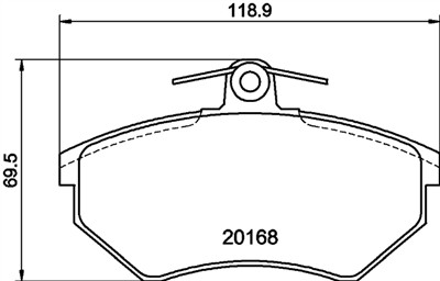 HELLA 8DB 355 017-901 Číslo výrobce: 20168. EAN: 4082300362213.