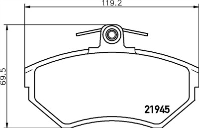 HELLA 8DB 355 018-241 Číslo výrobce: 21945. EAN: 4082300362558.