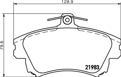 HELLA 8DB 355 006-711 Číslo výrobce: 21983. EAN: 4082300351026.
